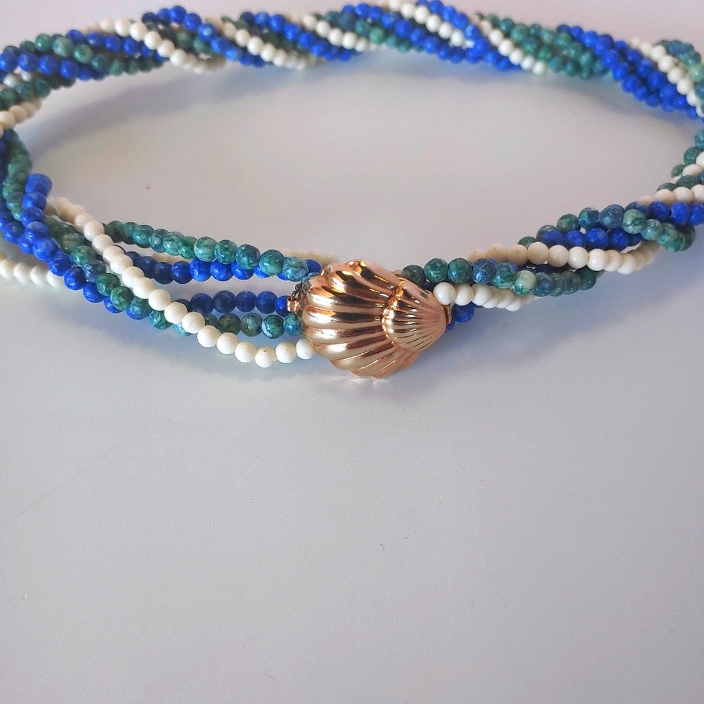 80s Twist a Bead Necklace